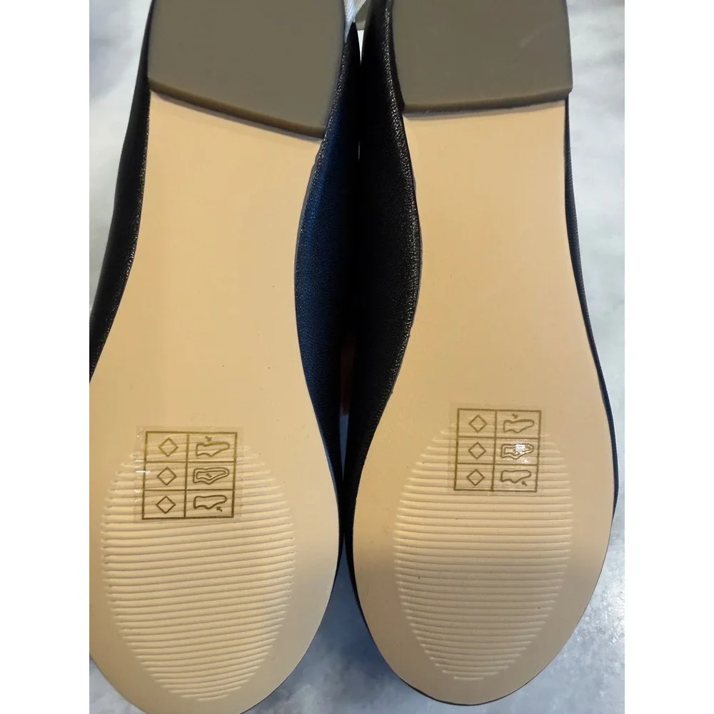 Crewcuts‎ Ballet Flats Girls Size 13 Black Bow Elastic Strap BT667 NEW